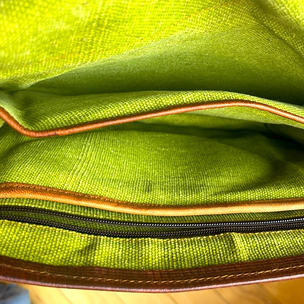 😎LEATHER MESSENGER BAG💼 - Picture 7 of 8